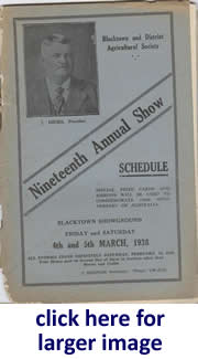 Blacktown Show History